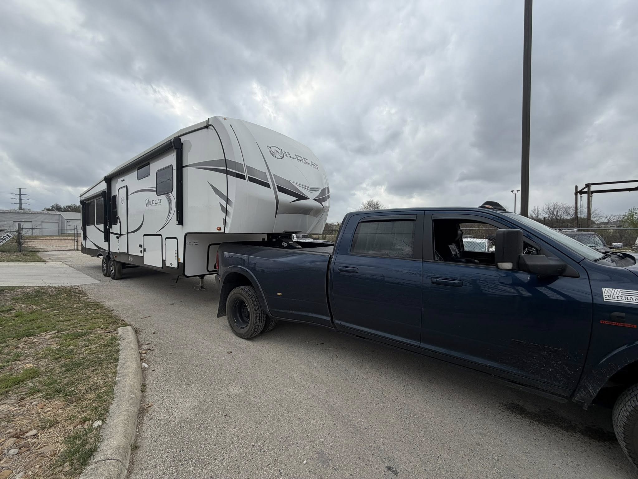 Wildcat Camper Hauling