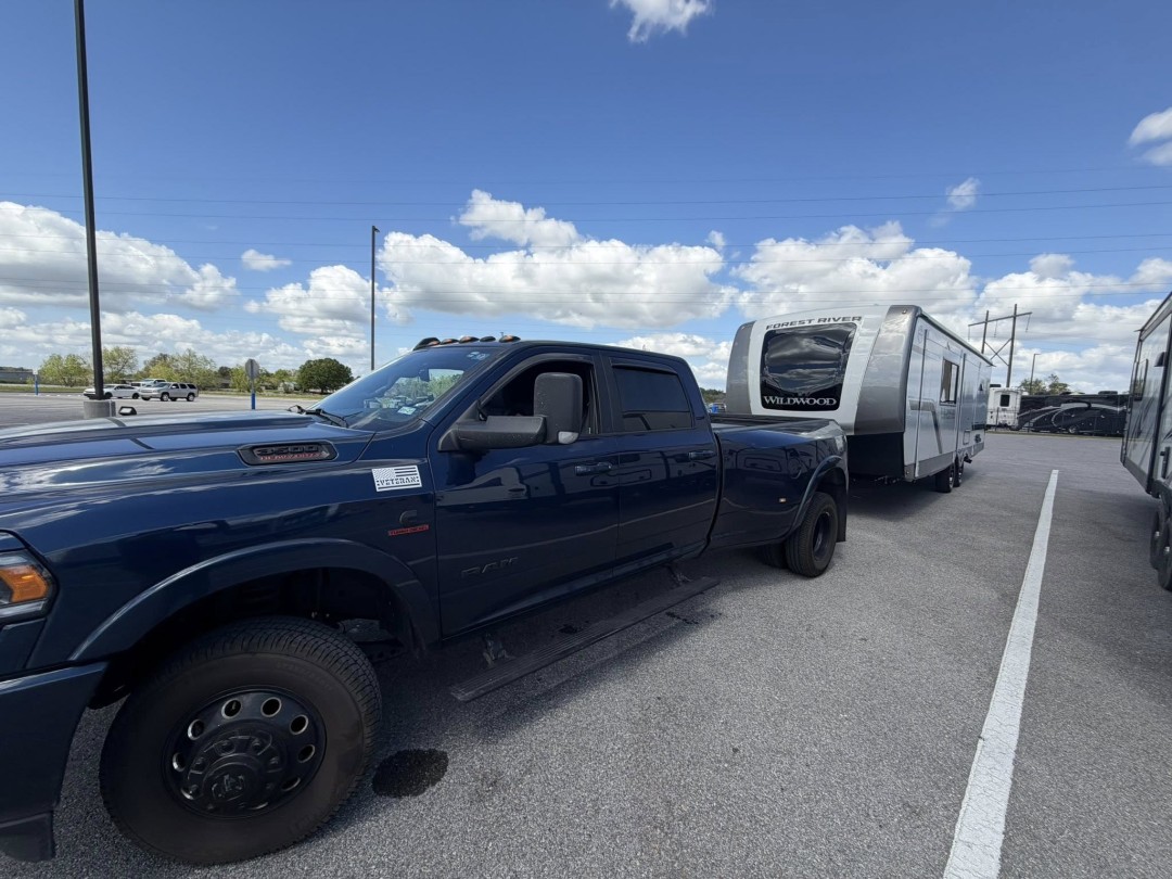 Wildwood Camper Hauling